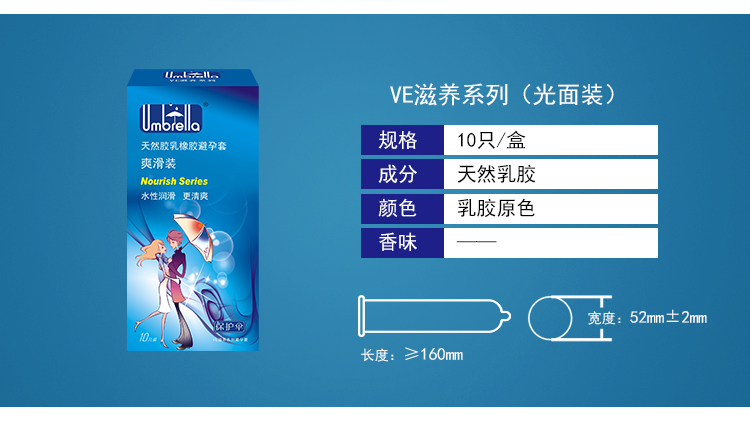 保護(hù)傘避孕套VE滋養(yǎng)系列爽滑裝(圖3) 保護(hù)傘避孕套VE滋養(yǎng)系列爽滑裝(圖3)