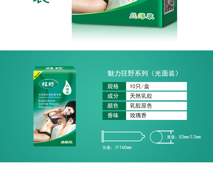 狂野避孕套魅力系列青色裝(圖2) 狂野避孕套魅力系列青色裝(圖2)