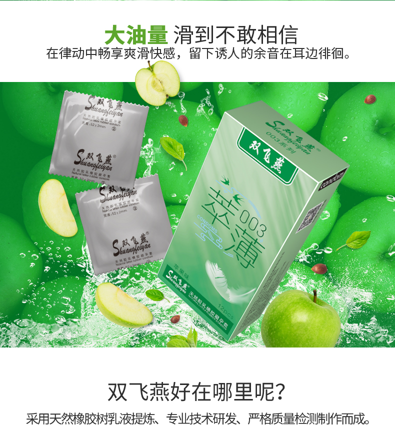 雙飛燕避孕套003系列萃薄12只裝(圖4) 雙飛燕避孕套003系列萃薄12只裝(圖4)